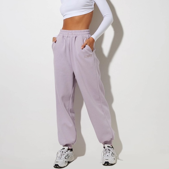 Motel Rocks Roider Jogger In Violet ANGEL Embro Size Medium - Picture 12 of 12